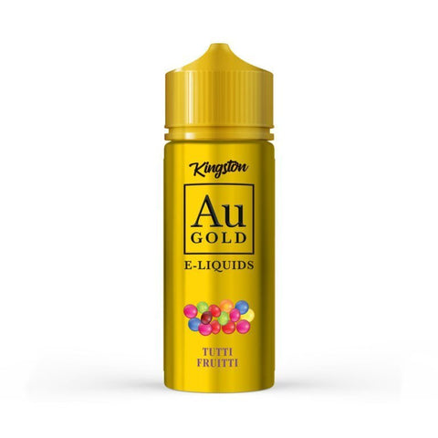 Buy cheapest online Kingston AU Gold 100ml E-liquid Shortfill Tutti Fruitti at lowest price in uk