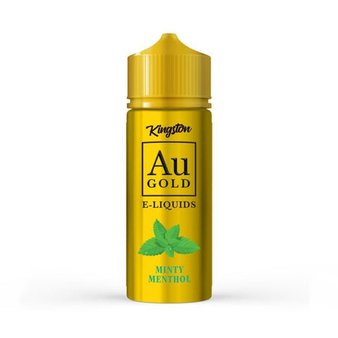 Buy cheapest online Kingston AU Gold 100ml E-liquid Shortfill Minty Menthol at lowest price in uk
