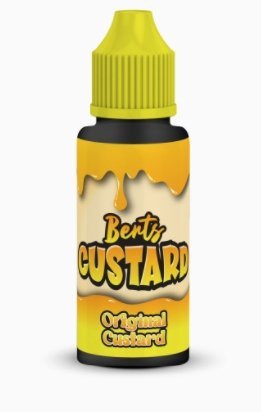 Buy cheapest online Kingston Berts Custard 100ML Shortfill Original Custard at lowest price in uk