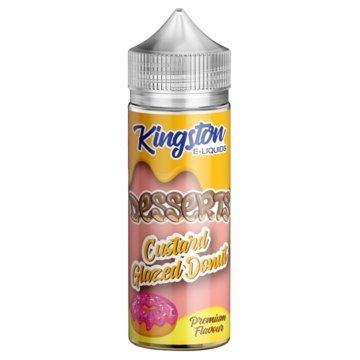 Buy cheapest online Kingston Desserts 100ML Shortfill Custard Glazed Donut at lowest price in uk