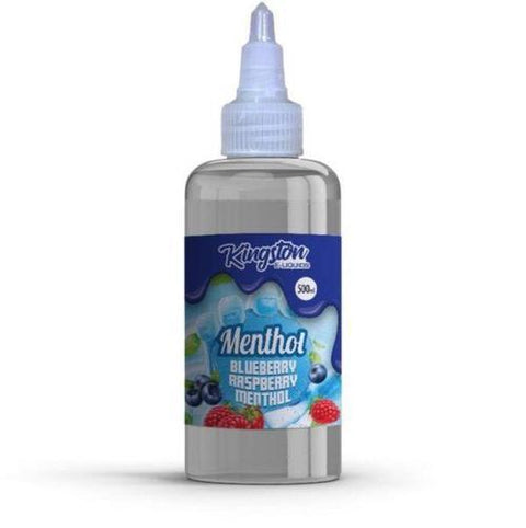Buy cheapest online Kingston E-liquids Menthol 500ml Shortfill Blue Raspberry Menthol at lowest price in uk