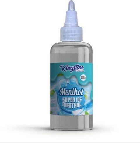 Buy cheapest online Kingston E-liquids Menthol 500ml Shortfill Super Ice Menthol at lowest price in uk