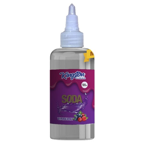 Buy cheapest online Kingston E-liquids Soda 500ml Shortfill Vinberry Soda at lowest price in uk