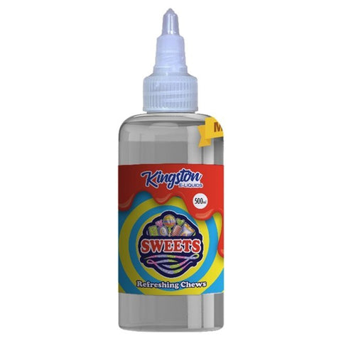 Buy cheapest online Kingston E-liquids Sweets 500ml Shortfill Refreshing Chews at lowest price in uk