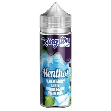 Buy cheapest online Kingston Menthol 100ML Shortfill Black Grape Lime Bubblegum Menthol at lowest price in uk