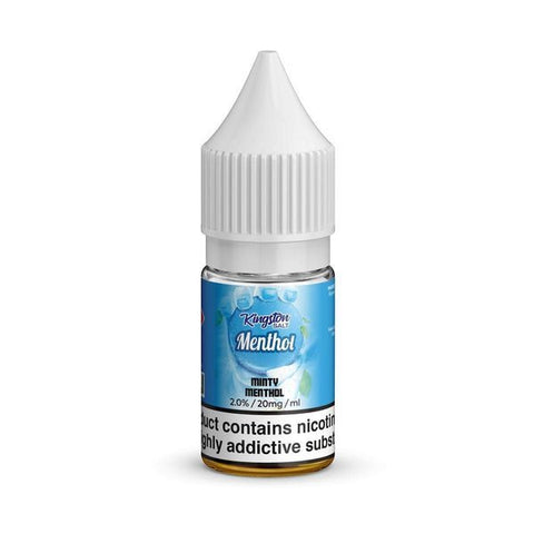 Buy cheapest online Kingston Menthol Salts E-liquid Nic Salt-10ML-Box of 10 Blue Raspberry Menthol at lowest price in uk