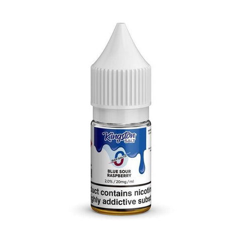 Buy cheapest online Kingston Salt Bar Salt 10ml E-Liquid Nic Salt Box of 10 Blue Sour Raspberry at lowest price in uk
