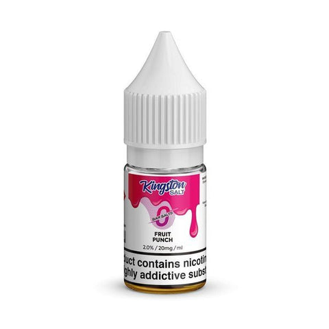 Buy cheapest online Kingston Salt Bar Salt 10ml E-Liquid Nic Salt Box of 10 Fruit Punch at lowest price in uk