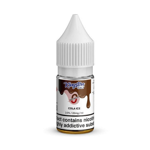 Buy cheapest online Kingston Salt Bar Salt 10ml E-Liquid Nic Salt Box of 10 Cola Ice at lowest price in uk