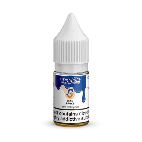 Buy cheapest online Kingston Salt Bar Salt 10ml E-Liquid Nic Salt Box of 10 Iron Bruce at lowest price in uk