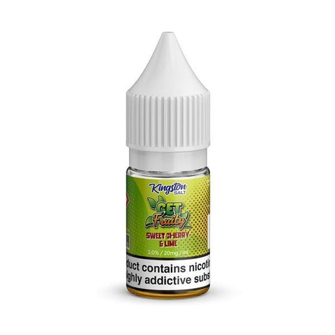 Buy cheapest online Kingston Salt Get Fruity Nic Salt - 10ml - Box of 10 Sweet Cherry Lime at lowest price in uk