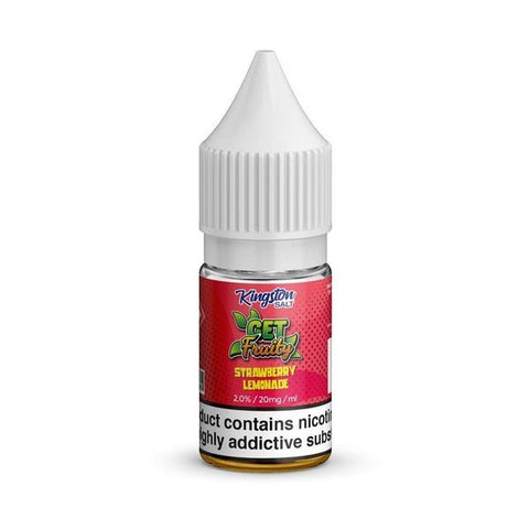Buy cheapest online Kingston Salt Get Fruity Nic Salt - 10ml - Box of 10 Strawberry Lemonade at lowest price in uk