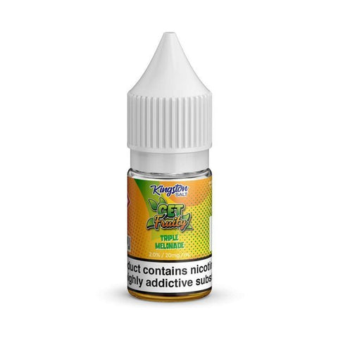 Buy cheapest online Kingston Salt Get Fruity Nic Salt - 10ml - Box of 10 Triple Melonade at lowest price in uk