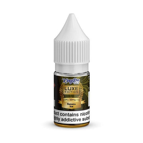 Buy cheapest online Kingston Salt Luxe Edition E-Liquids Nic Salt-10ml- Box of 10 Banana Ice at lowest price in uk