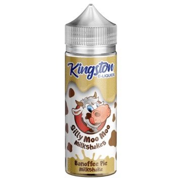 Buy cheapest online Kingston Silly Moo Moo Milkshakes 100ML Shortfill Banoffee Pie at lowest price in uk