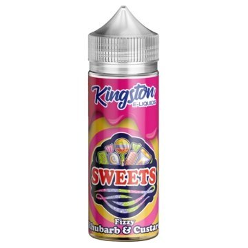 Buy cheapest online Kingston Sweets 100ML Shortfill Fizzy Rhubarb & Custard at lowest price in uk