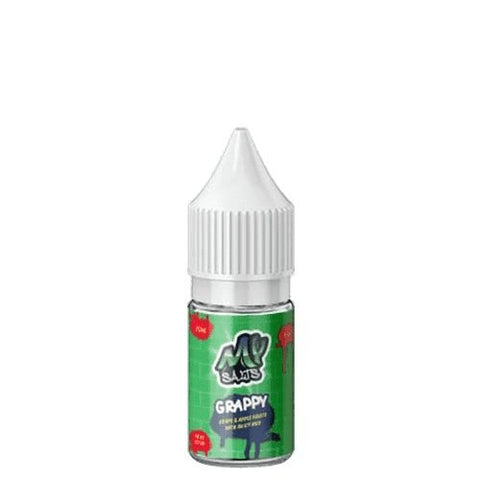 Buy cheapest online My Salts 10ml Nic Salt (Pack of 5) Grappy 10mg at lowest price in uk