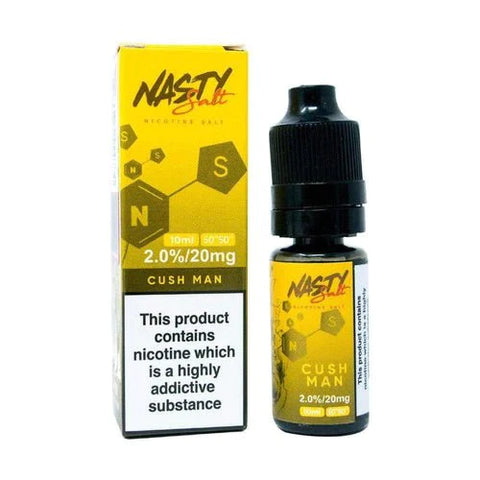 Buy cheapest online Nasty Juice 10ml Nic Salt E-Liquid - Pack Of 10 Cush Man 10MG at lowest price in uk