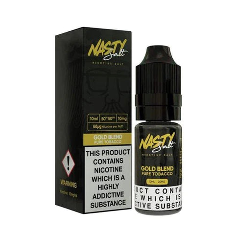 Buy cheapest online Nasty Juice 10ml Nic Salt E-Liquid - Pack Of 10 Gold Blend 20MG at lowest price in uk