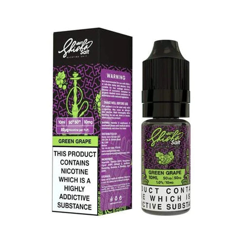 Buy cheapest online Nasty Juice 10ml Nic Salt E-Liquid - Pack Of 10 Green Grape 10MG at lowest price in uk