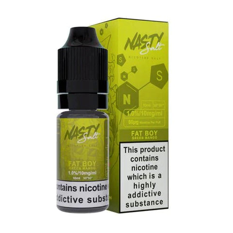 Buy cheapest online Nasty Juice 10ml Nic Salt E-Liquid - Pack Of 10 Fat Boy 10MG at lowest price in uk