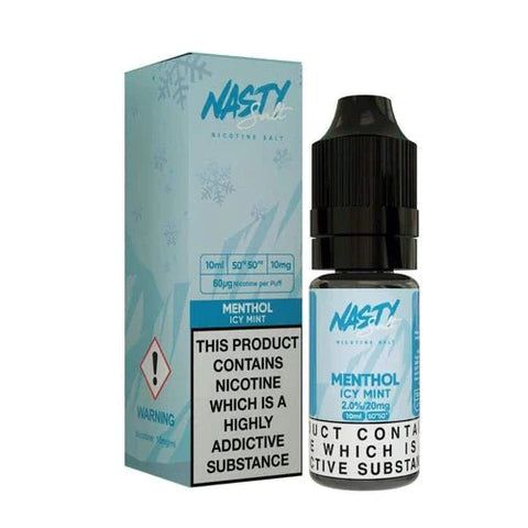 Buy cheapest online Nasty Juice 10ml Nic Salt E-Liquid - Pack Of 10 Menthol Ice Mint 10MG at lowest price in uk