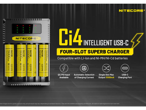Buy cheapest online Nitecore Charger Ci4 at lowest price in uk
