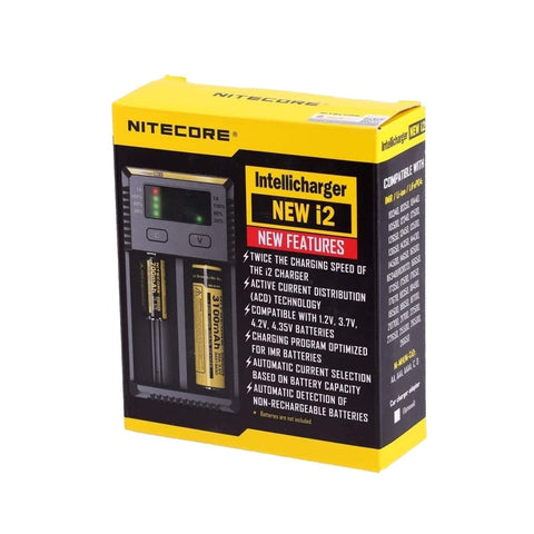 Buy cheapest online Nitecore Intellicharger New I2 - 2-Slot Changer at lowest price in uk