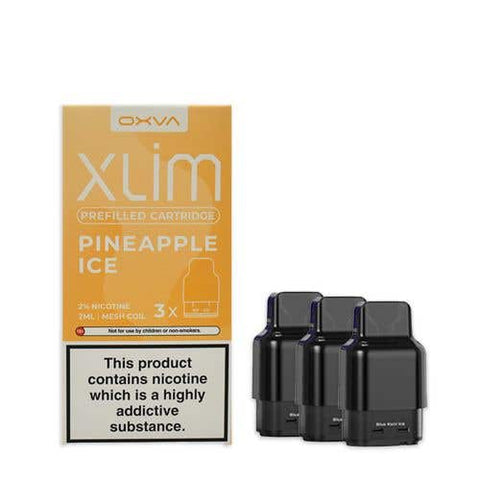 Buy cheapest online Oxva Xlim Prefilled E-liquid Pods Cartridges - Pack of 3 Pineapple Ice at lowest price in uk