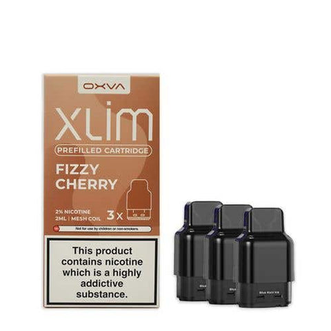 Buy cheapest online Oxva Xlim Prefilled E-liquid Pods Cartridges - Pack of 3 Fizzy Cherry at lowest price in uk