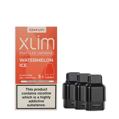 Buy cheapest online Oxva Xlim Prefilled E-liquid Pods Cartridges - Pack of 3 Watermelon Ice at lowest price in uk