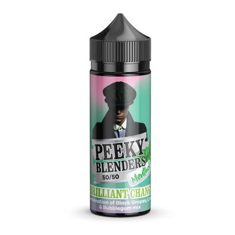 Buy cheapest online Peeky Blenders Menthol 100ML Shortfill Brilliant Chang at lowest price in uk