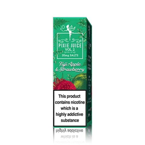 Buy cheapest online Pixie Juice Vol. 2 Nic Salt 10ml E-liquids - Box of 10 Fuji Apple & Strawberry at lowest price in uk