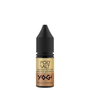Buy cheapest online Pod Salt Fusions 10ML Nic Salt Box of 5 Peanut Butter Banana Granola at lowest price in uk