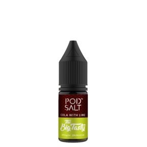 Buy cheapest online Pod Salt Fusions 10ML Nic Salt Box of 5 Cola with Lime at lowest price in uk