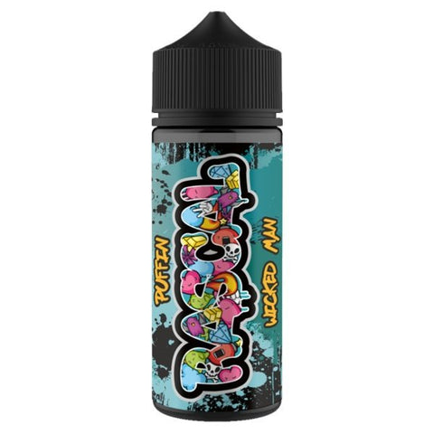 Buy cheapest online Puffin Rascal 100ml Shortfill Wicked Man at lowest price in uk