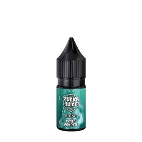 Buy cheapest online Pukka 50/50 10ML E-liquids Box of 10 Triple Menthol at lowest price in uk