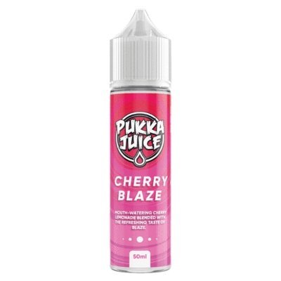 Buy cheapest online Pukka 50ml Shortfill Cherry Blaze at lowest price in uk