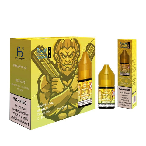 Buy cheapest online R and M 7000 Nic Salts 10ml E-liquids - (BOX OF 10) Pineapple Ice at lowest price in uk