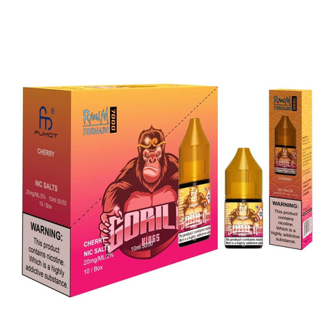 Buy cheapest online R and M 7000 Nic Salts 10ml E-liquids - (BOX OF 10) Cherry at lowest price in uk