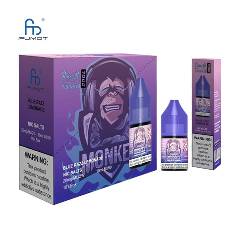 Buy cheapest online R and M 7000 Nic Salts 10ml E-liquids - (BOX OF 10) Blue Razz Lemonade at lowest price in uk