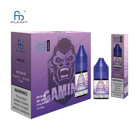 Buy cheapest online R and M 7000 Nic Salts 10ml E-liquids - (BOX OF 10) Dr Blue at lowest price in uk