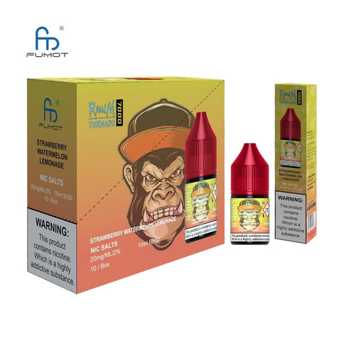 Buy cheapest online R and M 7000 Nic Salts 10ml E-liquids - (BOX OF 10) Strawberry Watermelon Lemonade at lowest price in uk