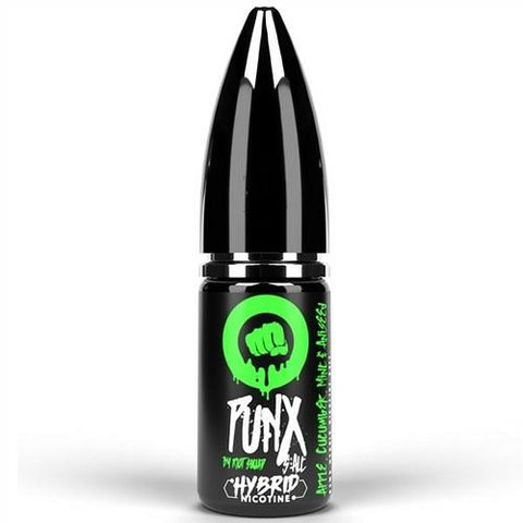 Buy cheapest online Riot Squad 10ml Nic Salt E-Liquid - Pack Of 10 Apple Cucumber Mint & Aniseed (Hybrid) 5MG at lowest price in uk