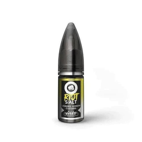 Buy cheapest online Riot Squad 10ml Nic Salt E-Liquid - Pack Of 10 Loaded Lemon Custard 5MG at lowest price in uk