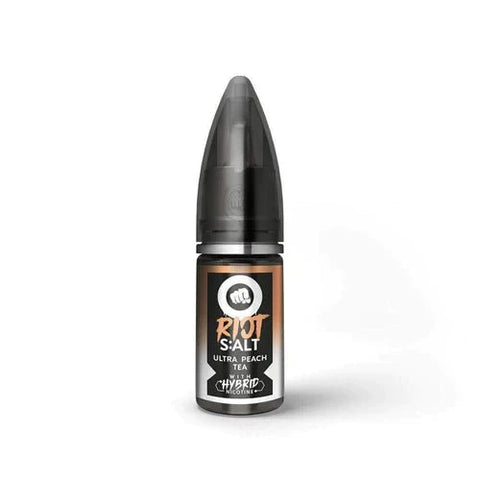 Buy cheapest online Riot Squad 10ml Nic Salt E-Liquid - Pack Of 10 Ultra Peach Tea 5MG at lowest price in uk