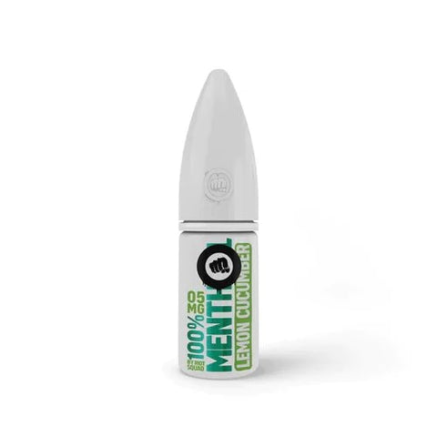 Buy cheapest online Riot Squad 10ml Nic Salt E-Liquid - Pack Of 10 Lemon Cucumber (100% Menthol) 5MG at lowest price in uk