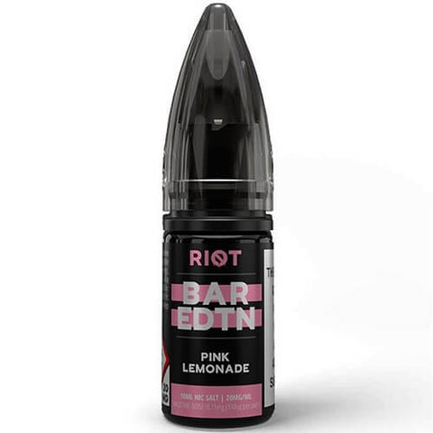 Buy cheapest online Riot Squad Bar EDTN 10ml Nic Salt E-Liquid - Pack Of 10 Pink Lemonade 10MG at lowest price in uk
