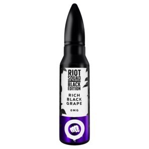 Buy cheapest online Riot Squad Black Edition Series 50ml Shortfill Rich Black Grape at lowest price in uk
