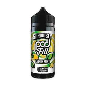 Buy cheapest online Seriously Pod Fill 100ml E-liquids Lemon Mint at lowest price in uk